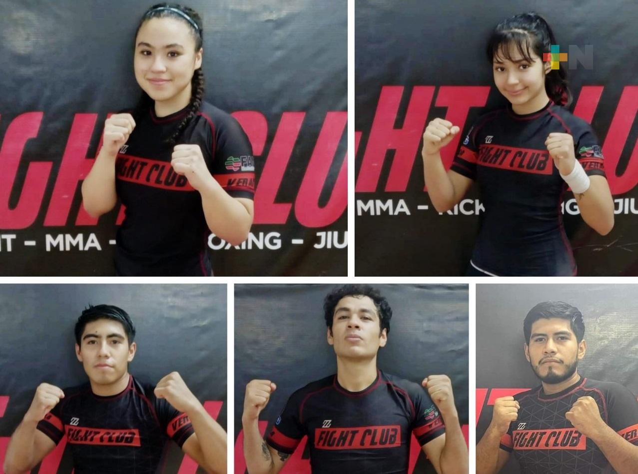Atletas de Fight Club Veracruz participaran en Festival de MMA CONADE 2021
