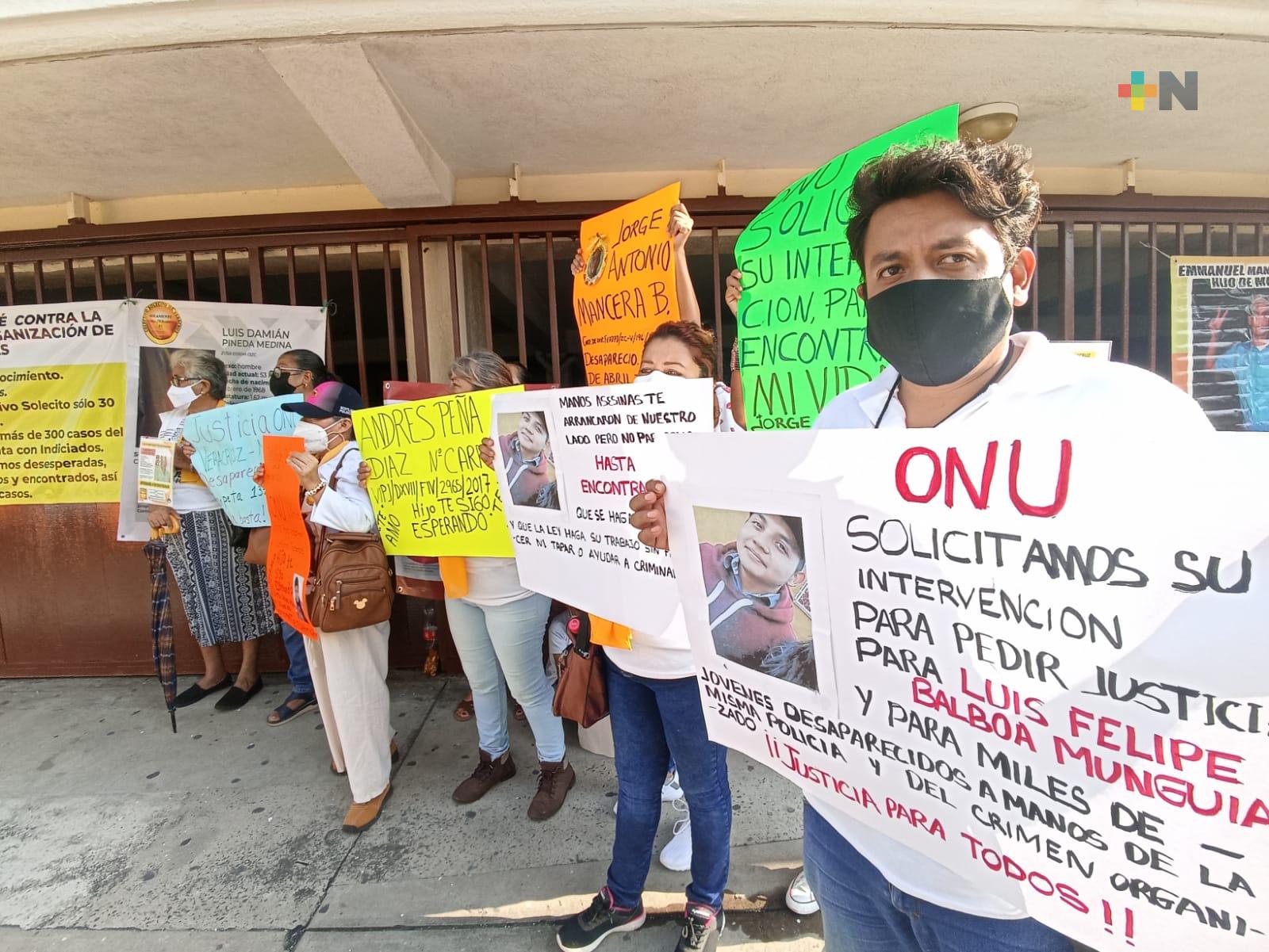 ONU y colectivos de desaparecidos se reúnen