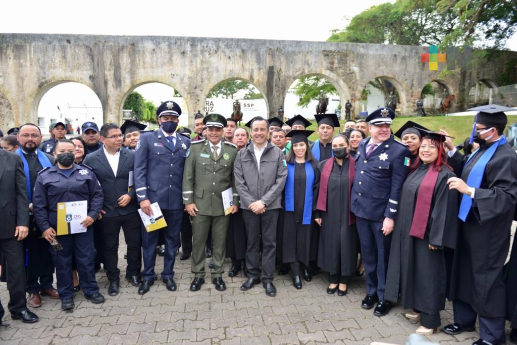 En 3 años, Veracruz suma más de 200 profesionales en Seguridad Pública