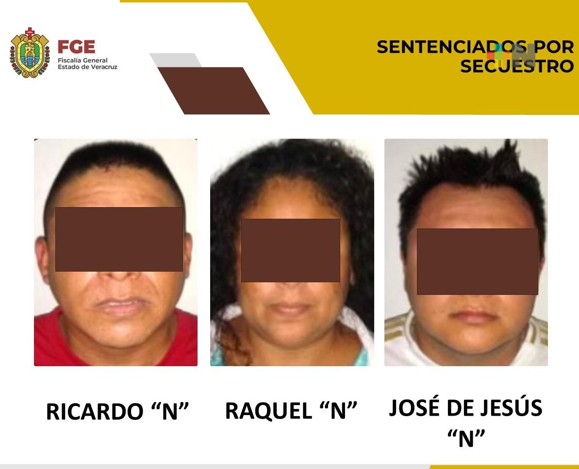 En Coatzacoalcos, sentencian con 50 años de prisión a tres secuestradores