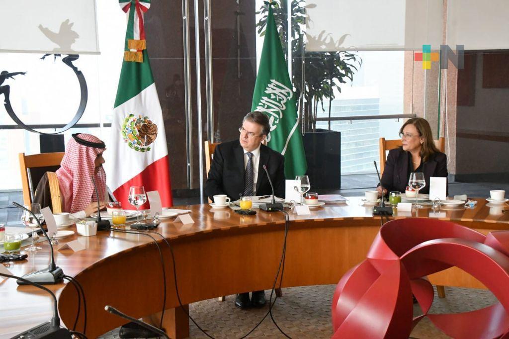 México fortalece relaciones económicas-comerciales con Arabia Saudita