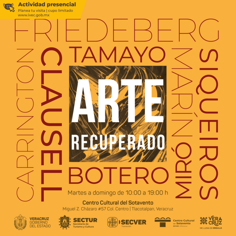 Presenta la exposición Arte Recuperado, en el Centro Cultural del Sotavento