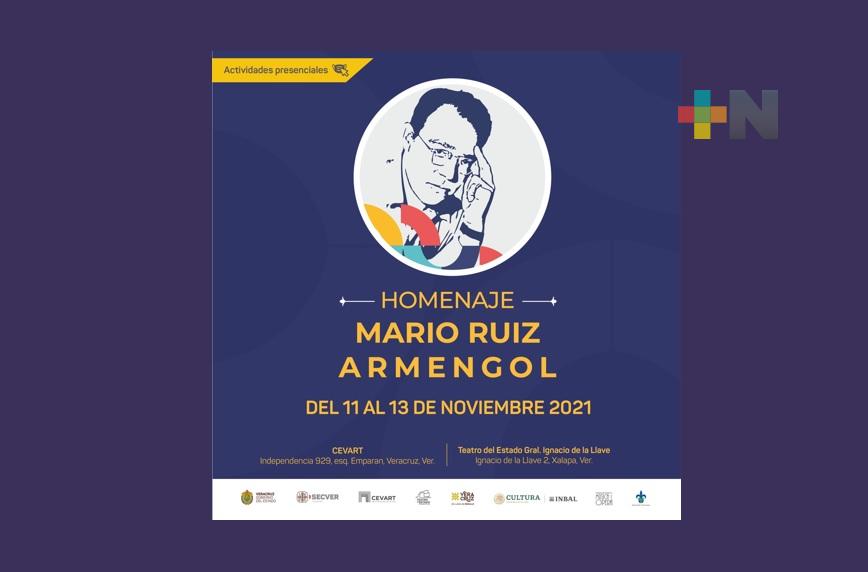 Realizará IVEC homenaje a Mario Ruiz Armengol