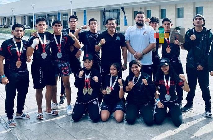 Estado de Veracruz destacó en el Festival Nacional de Artes Marciales