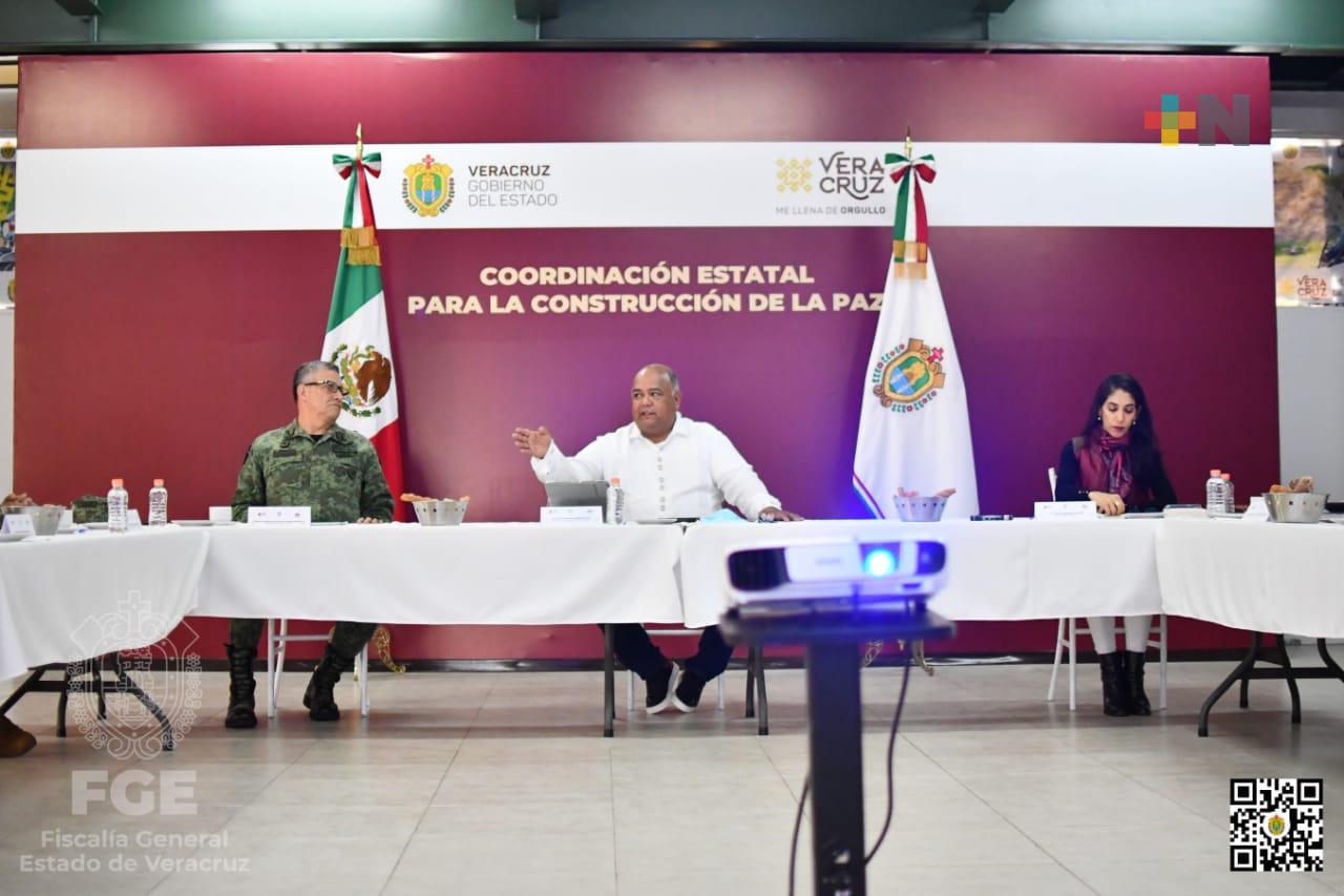 Secretario de Gobierno, Eric Cisneros coordinó la Mesa para la Construcción de la Paz