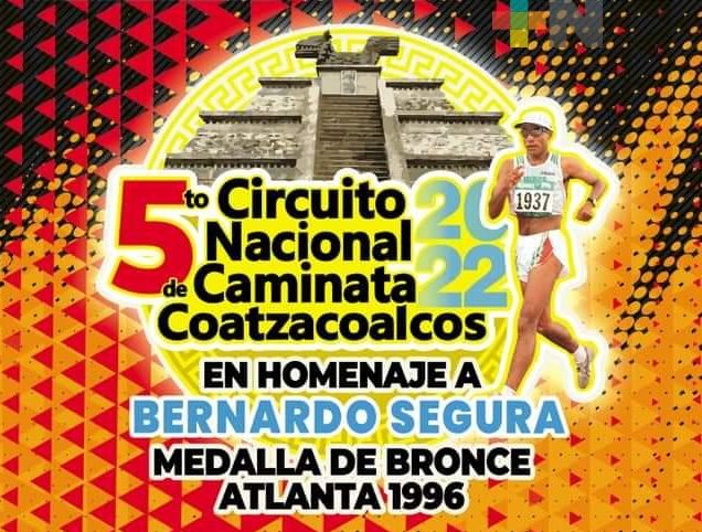 Circuito Nacional de Caminata Coatzacoalcos será selectivo para Mundial por Equipos de Omán