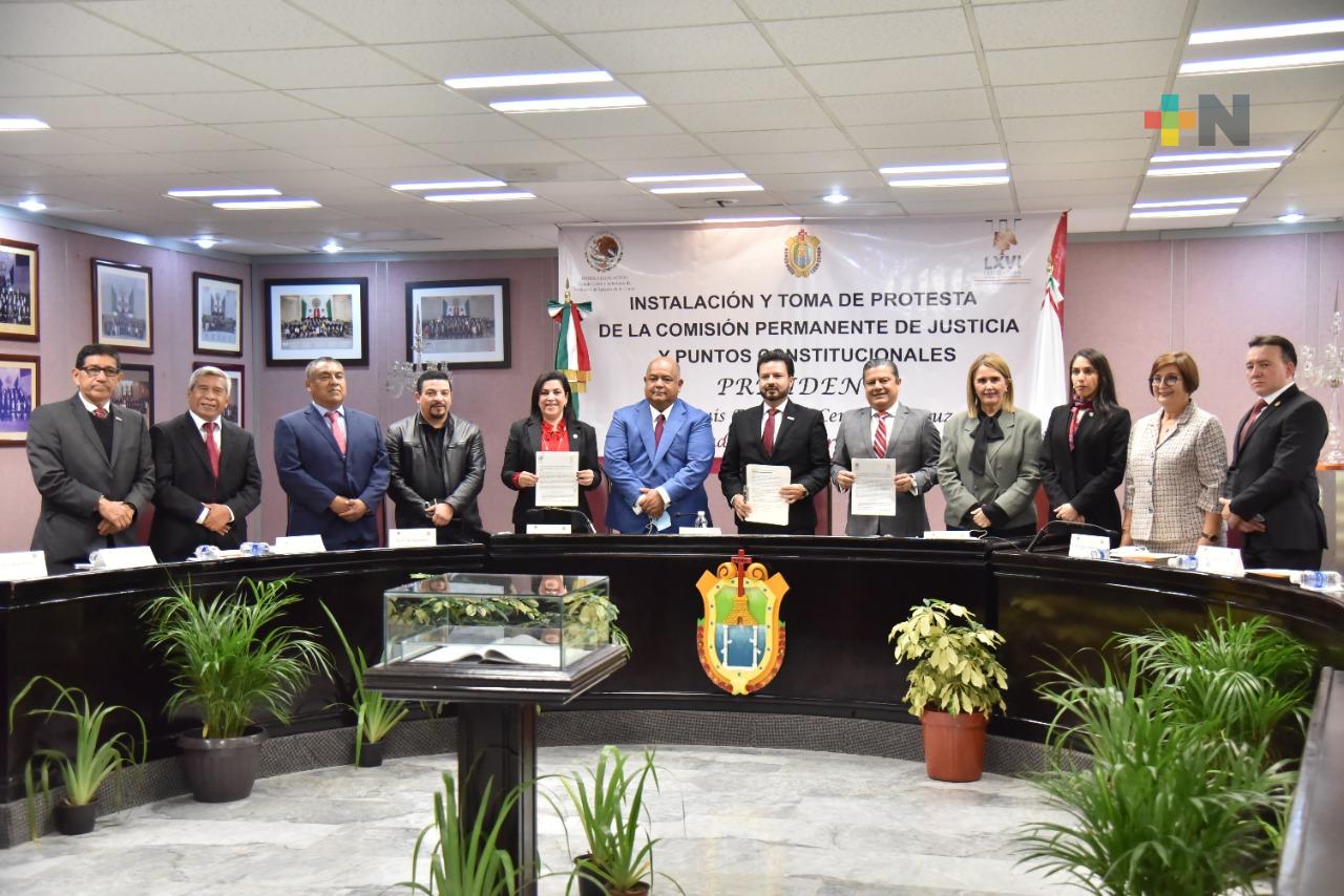 Leyes más justas para los veracruzanos, compromiso de la Comisión de Justicia