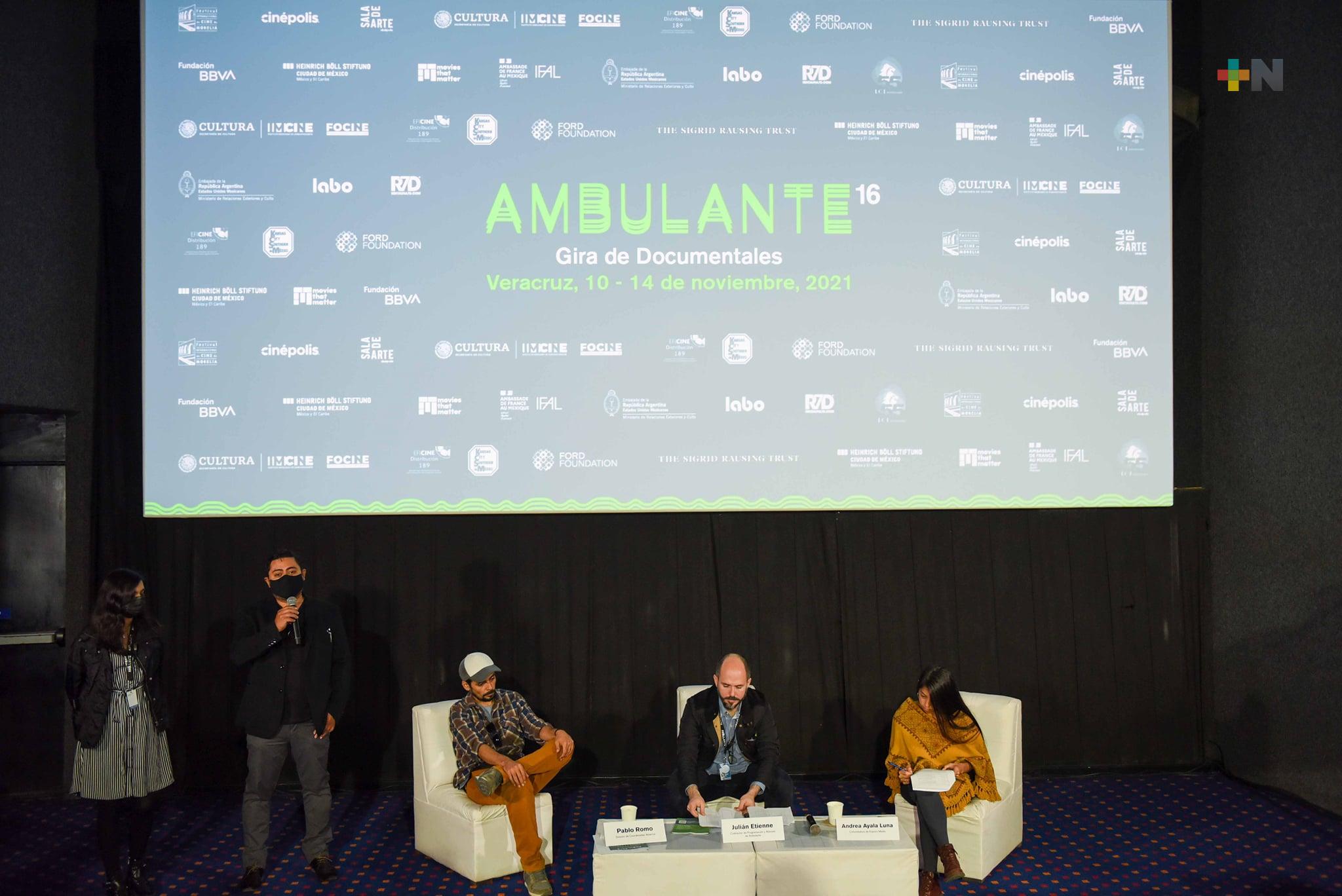 Xalapa será sede de la gira de documentales “Ambulante”