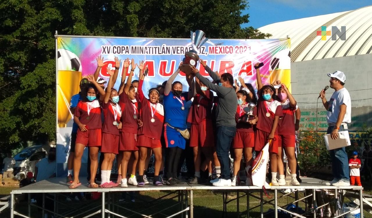 Concluyó la Copa Minatitlán de futbol; CEFOR Coatzacoalcos se coronó