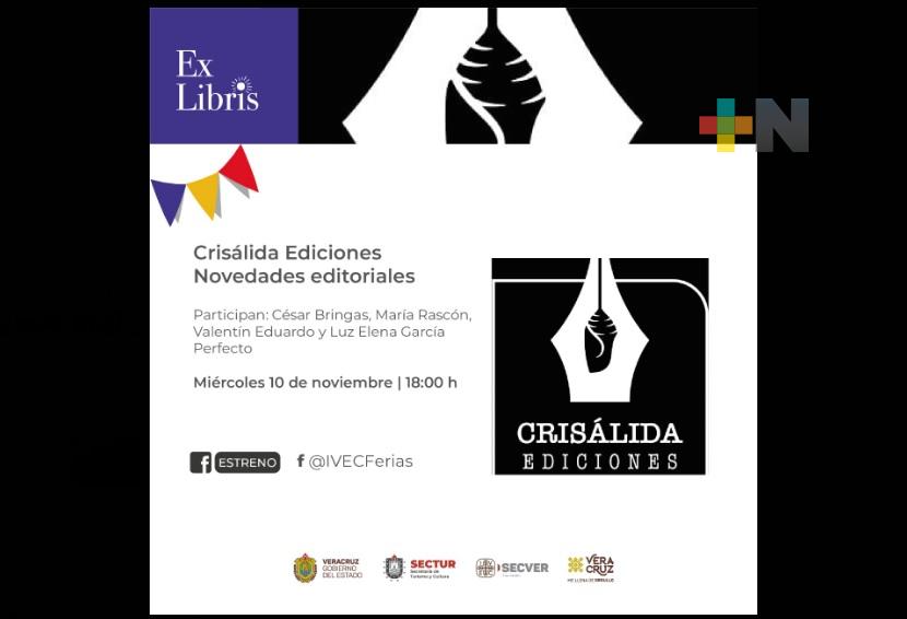 Presenta el IVEC las novedades editoriales de Crisálida Ediciones
