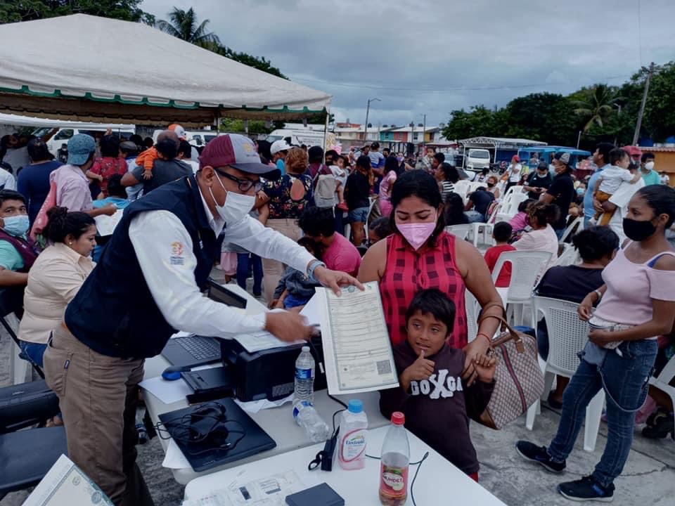 Atienden las Brigadas Itinerantes de Registro Civil a más de 5 mil personas en el Puerto