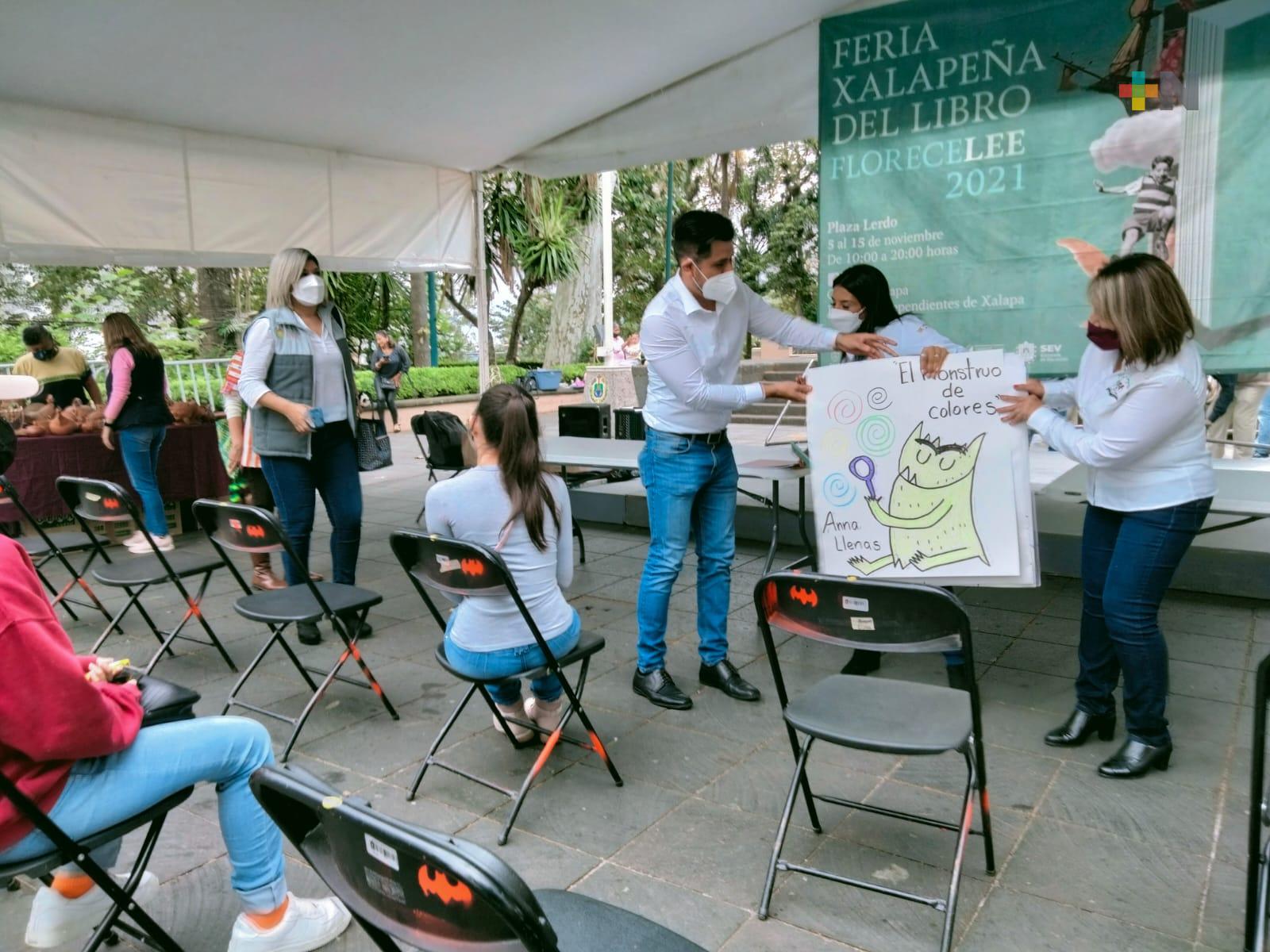 Con lectura de cuentos, SEV fomenta estrategias para que infantes aprendan a manejar sus emociones