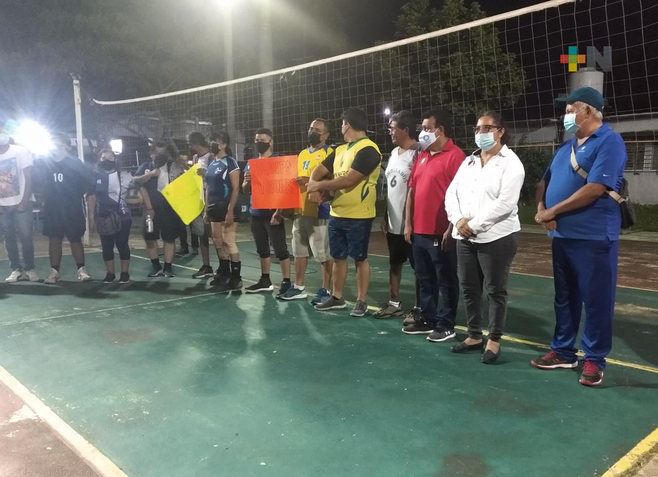 Regresa la actividad en Liga de Voleibol «La Noria» Coatzacoalcos