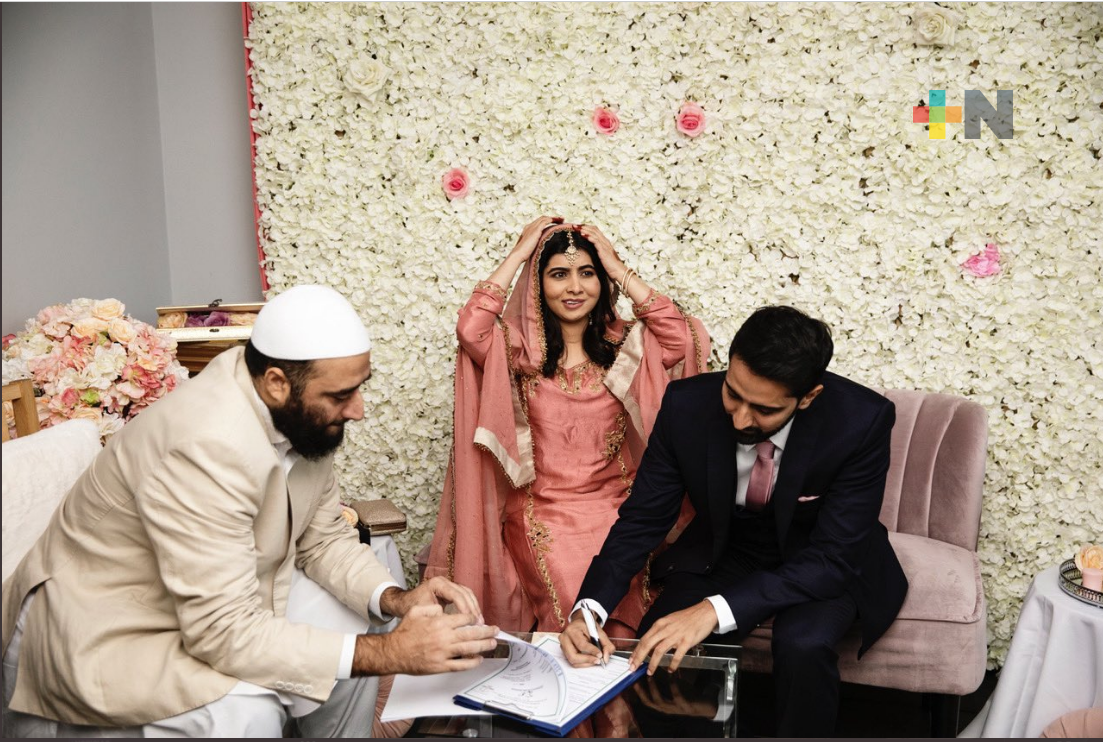 Se casó Malala, Premio Nobel de la Paz 2014