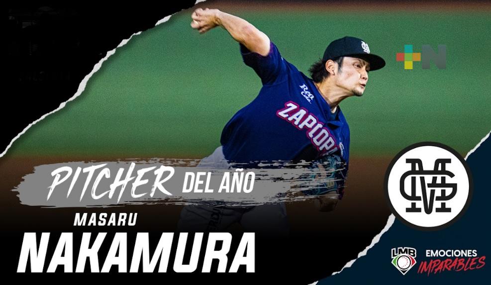 En Liga Mexicana, Masaru Nakamura es el Pitcher del Año 2021