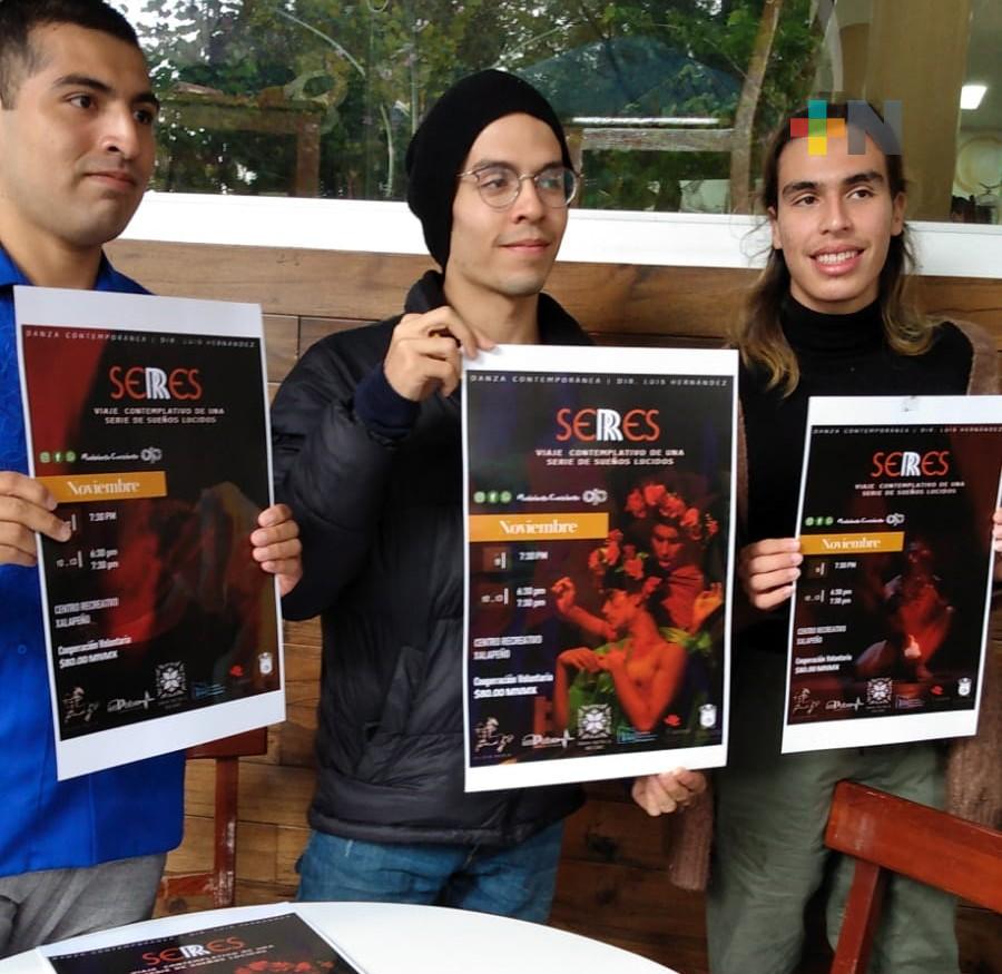 “Seres”, obra que funde danza y teatro, se presenta en Centro Recreativo Xalapeño