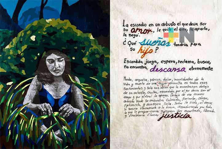 Egresada de la UV propone arte como herramienta para visibilizar el feminicidio