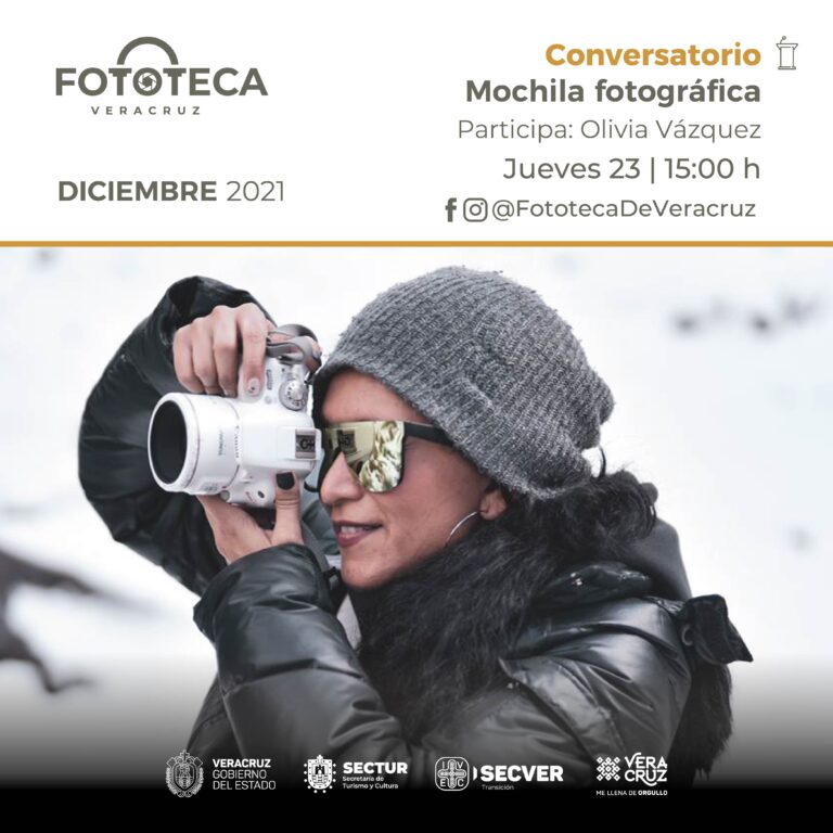 Continúa Fototeca de Veracruz las charlas de “Mochila fotográfica”