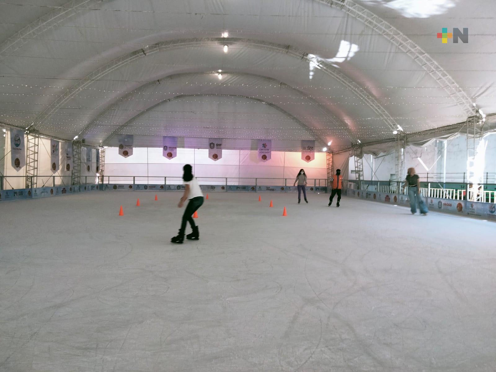 Pijamada sobre hielo en Coatepec