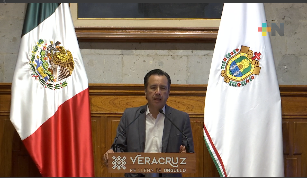 Veracruz con 82 por ciento de población  vacunada: Gobernador