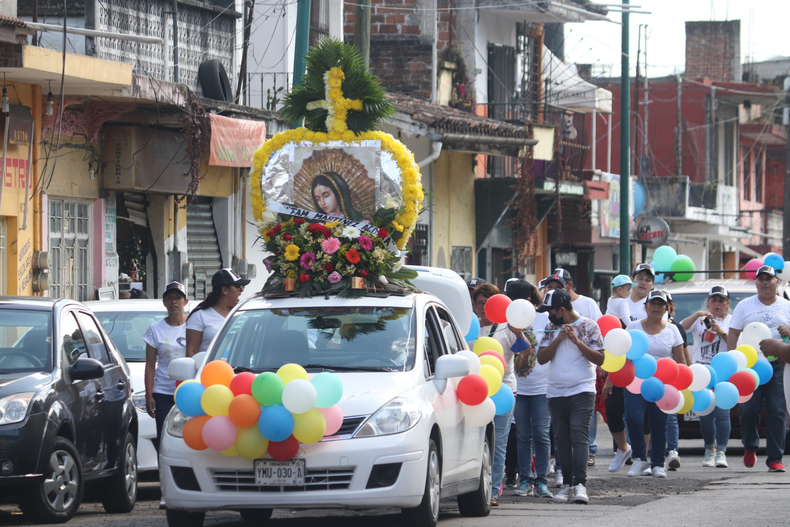 Inician peregrinaciones a la Virgen de Guadalupe y de Juquila en Martínez de la Torre