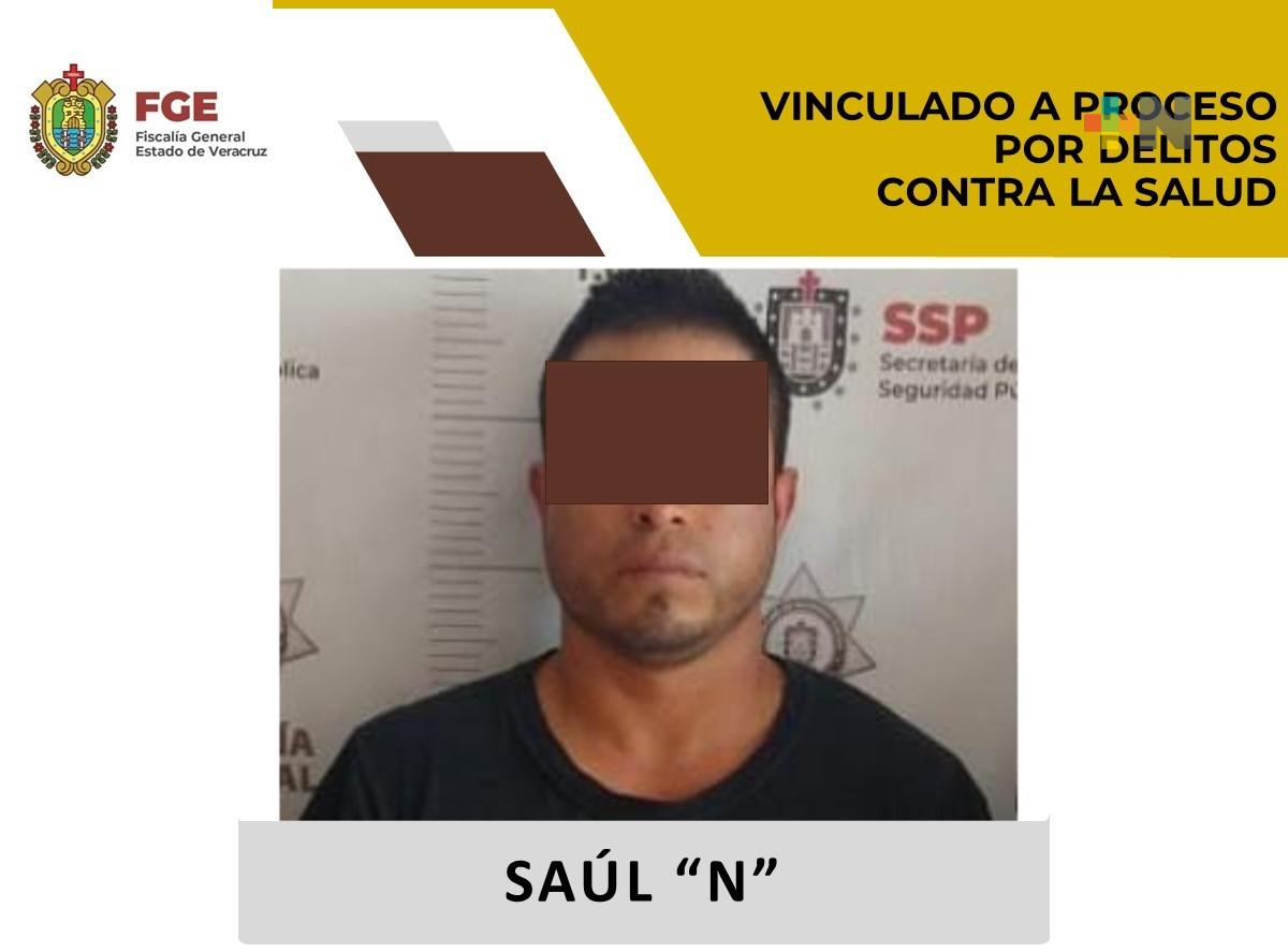 Vinculan a proceso a hombre por delitos contra la salud