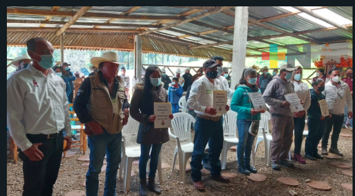Entrega IVEA certificados «Sembrando Vida, Sembrando Educación» en comunidades indígenas de Huayacocotla