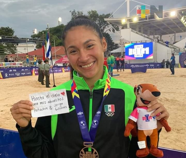 Atenas Gutiérrez se dice contenta por obtener bronce en Panamericanos Junior