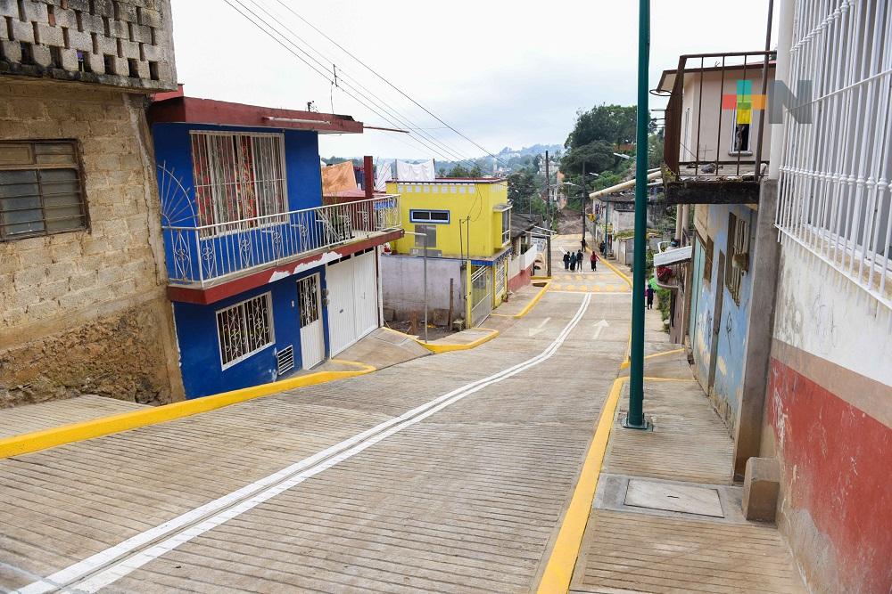 Ayuntamiento xalapeño inauguró las calles Luis Donaldo Colosio, Caoba y Liquidámbar
