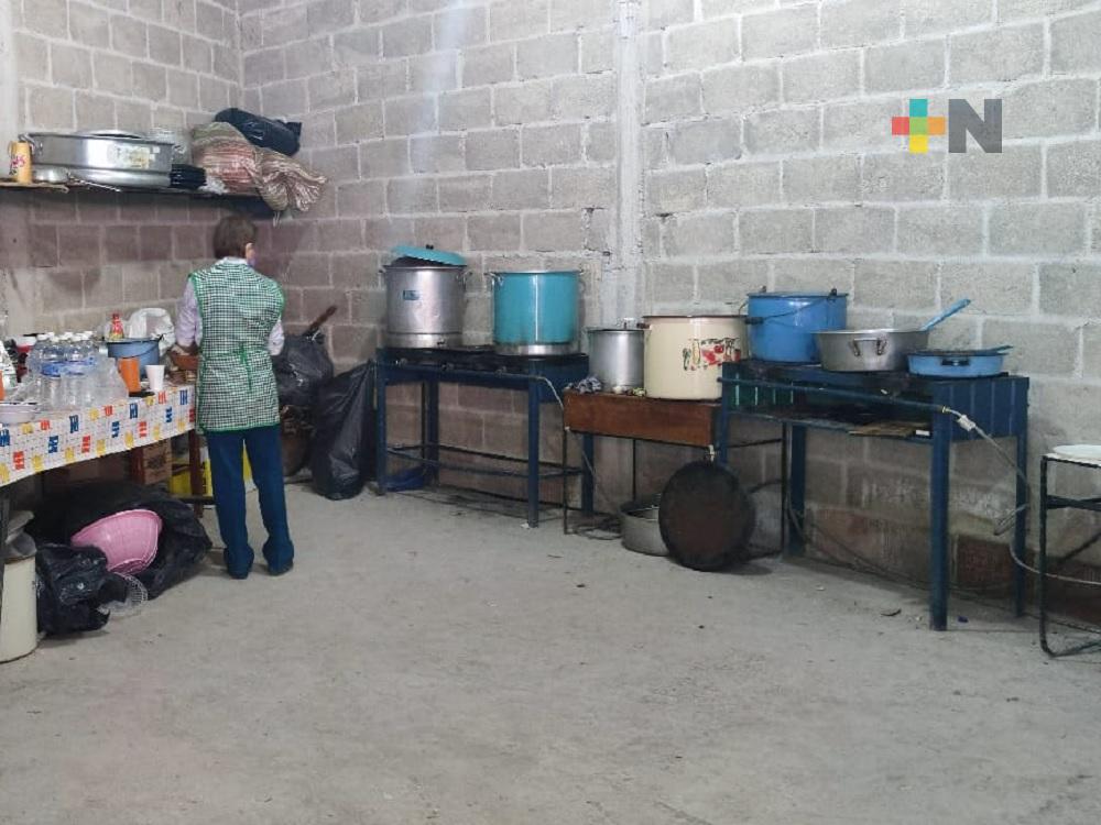 Listo comedor para atender a peregrinos que lleguen a basílica de Xalapa