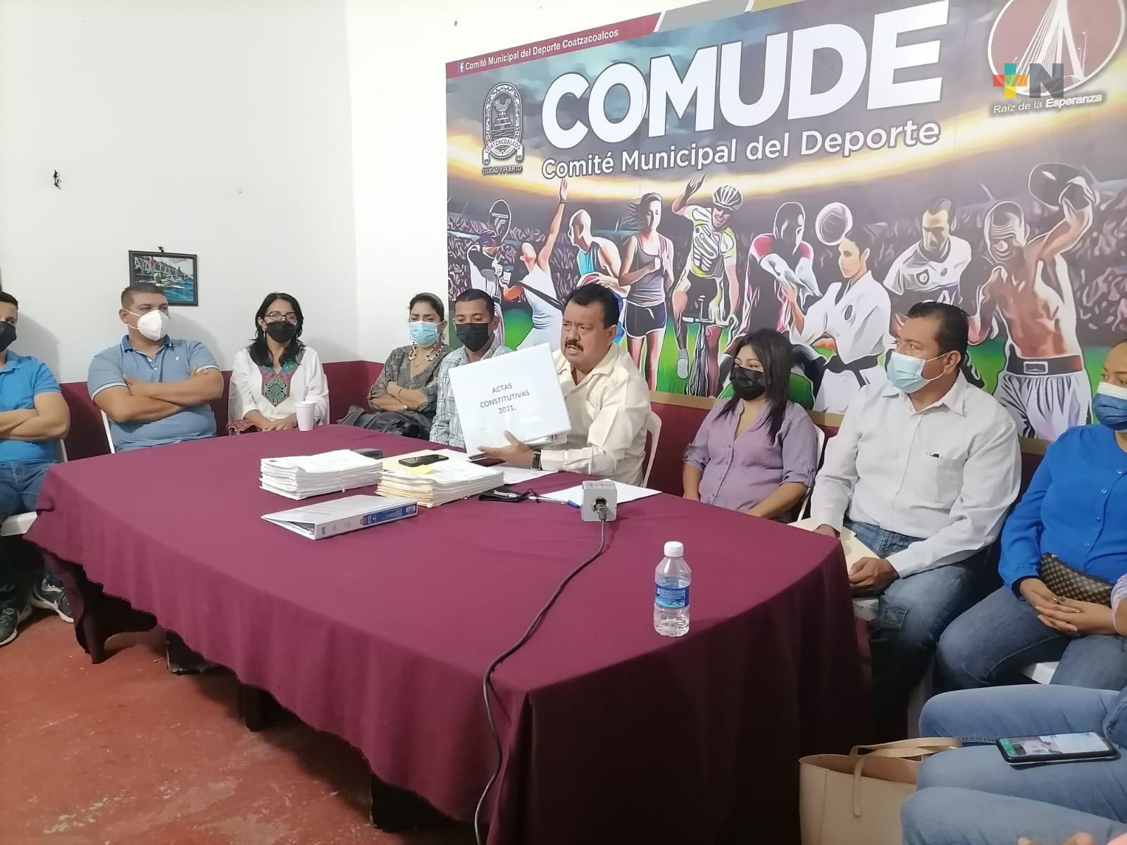 Presenta Comude de Coatzacoalcos informe de logros y acciones