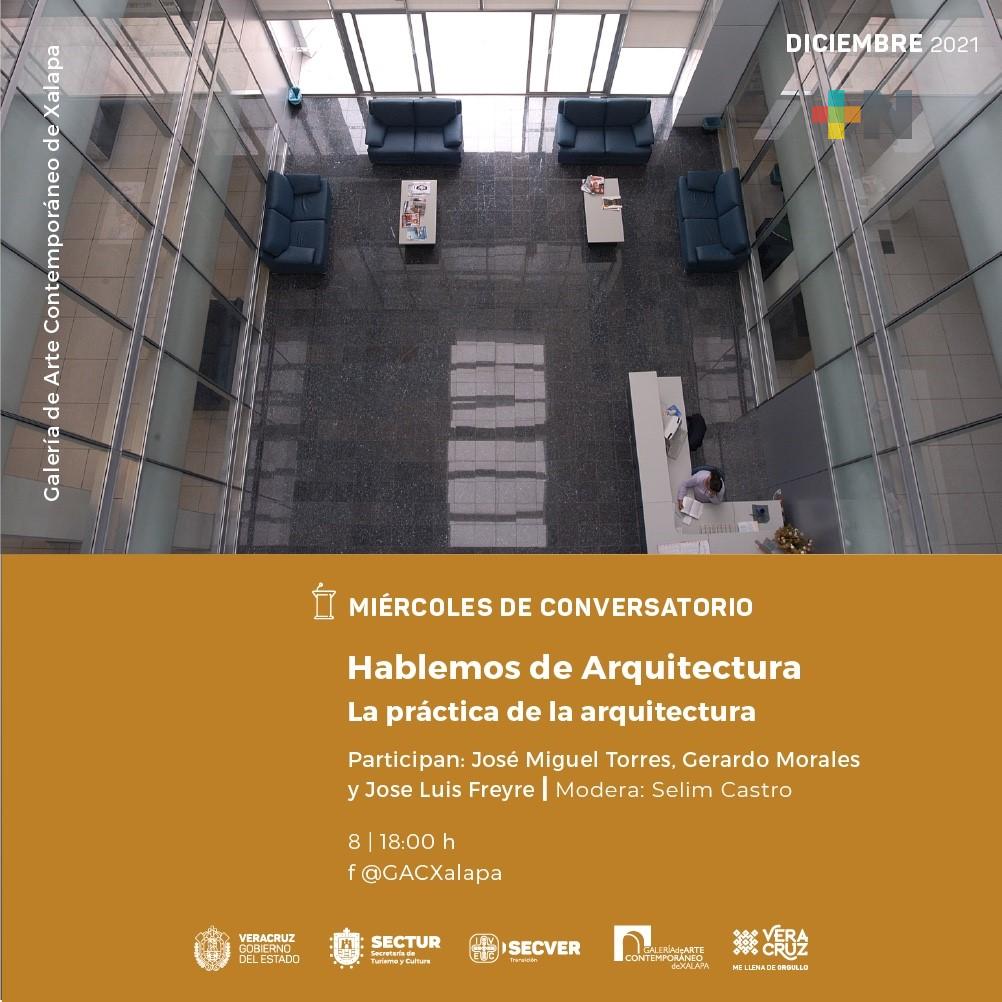 Invita GACX a conversatorio sobre la práctica arquitectónica