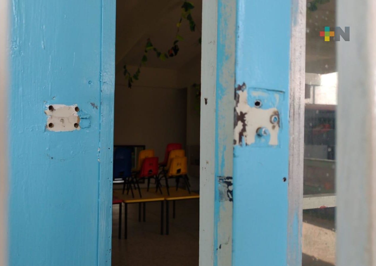 Robos impiden regreso a clases presenciales en Centro de Atención Infantil  de El Coyol
