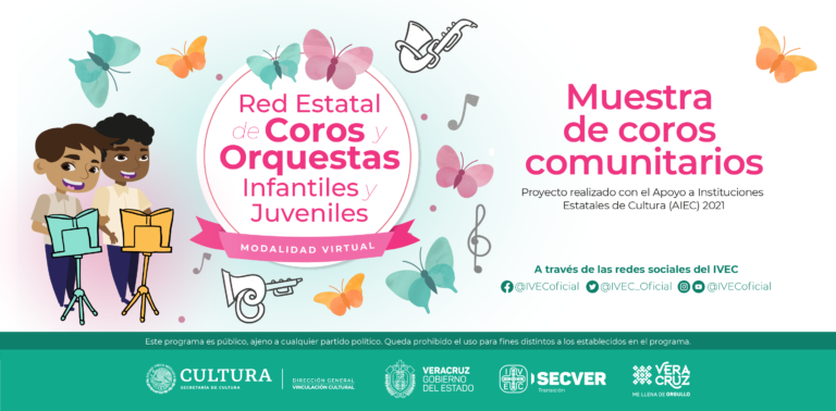 Invita IVEC a disfrutar de las presentaciones de la Red de Coros Comunitarios