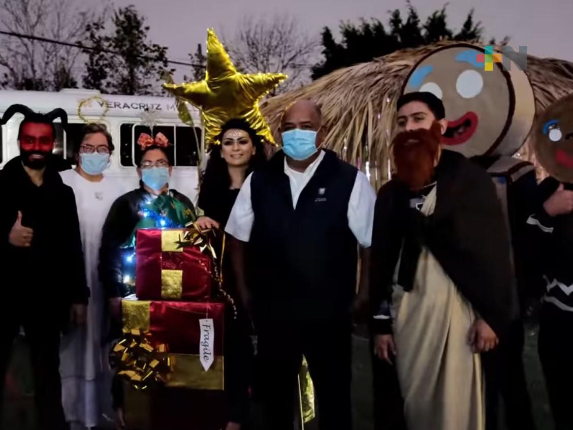 Encabeza la Secretaría de Gobierno el evento Rama, Viejo y Pastorela, en Xalapa