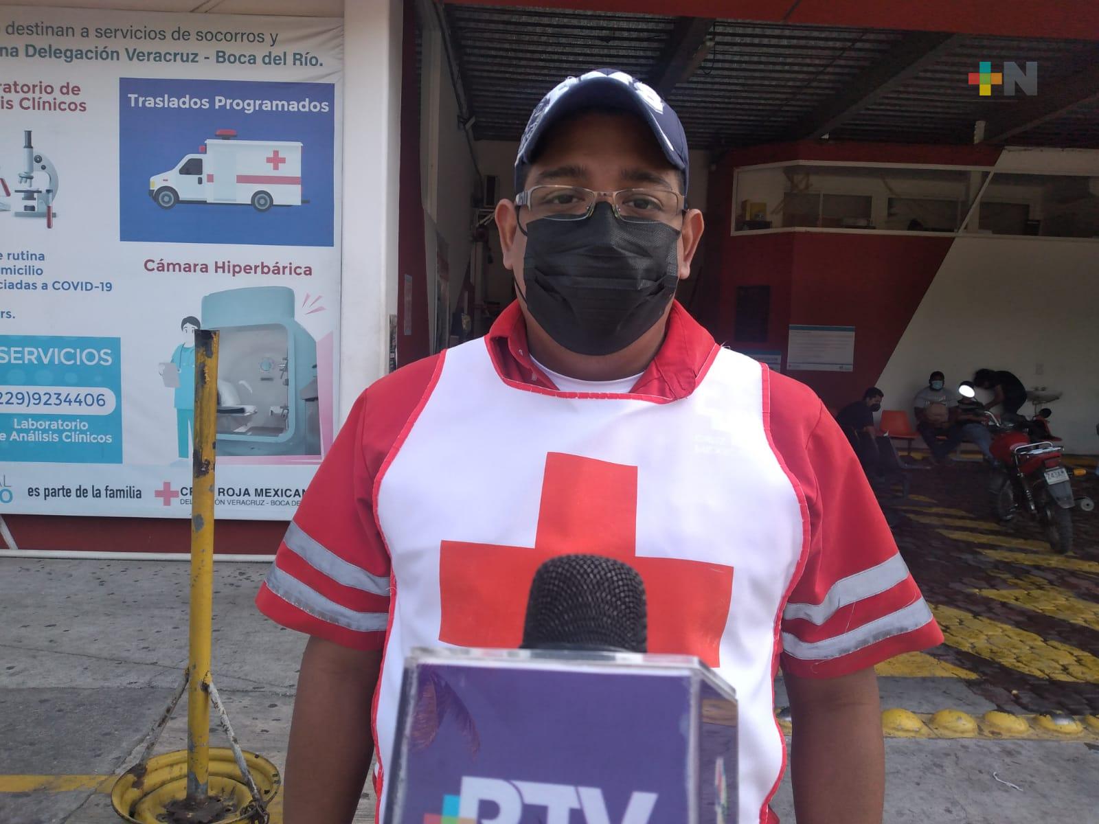 Accidentes automovilísticos por alcohol, lo más atendido en Navidad: Cruz Roja delegación Veracruz
