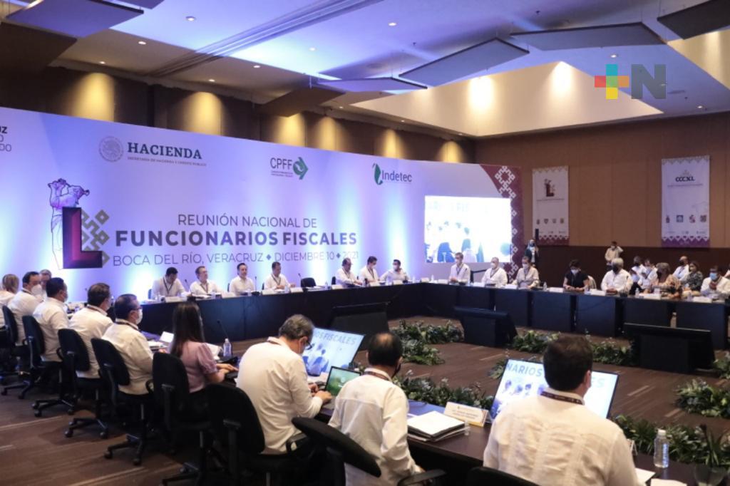 Veracruz ocupa primer lugar en aprovechamiento de coordinación fiscal
