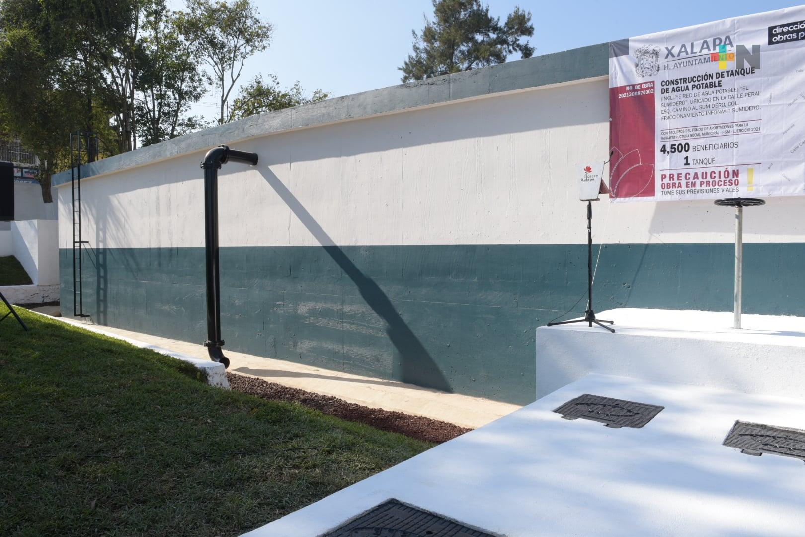 Más de 30 millones para construir tanques de agua en Xalapa