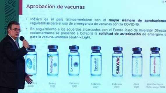 México tiene las dosis necesarias para el refuerzo de vacunación: Ebrard