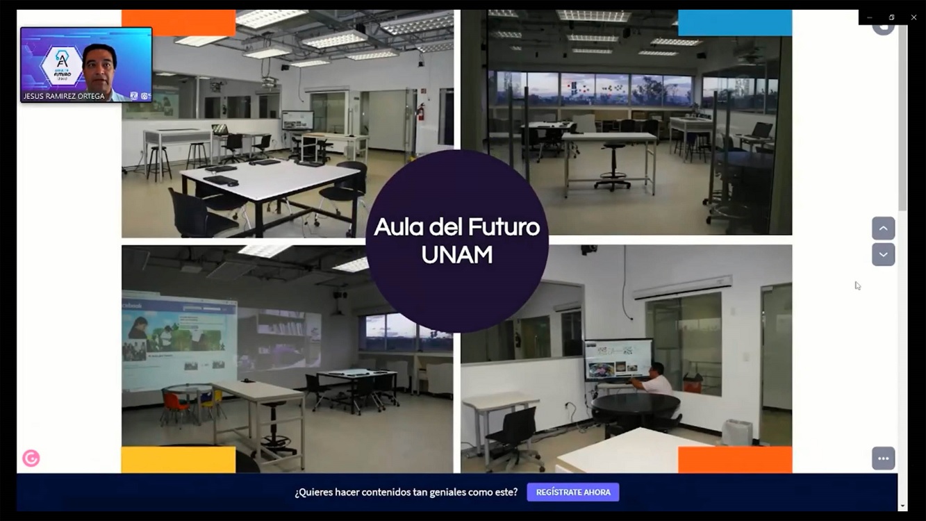 Ofrece UNAM abanico tecnológico a Europa y América Latina con “Aula del Futuro”