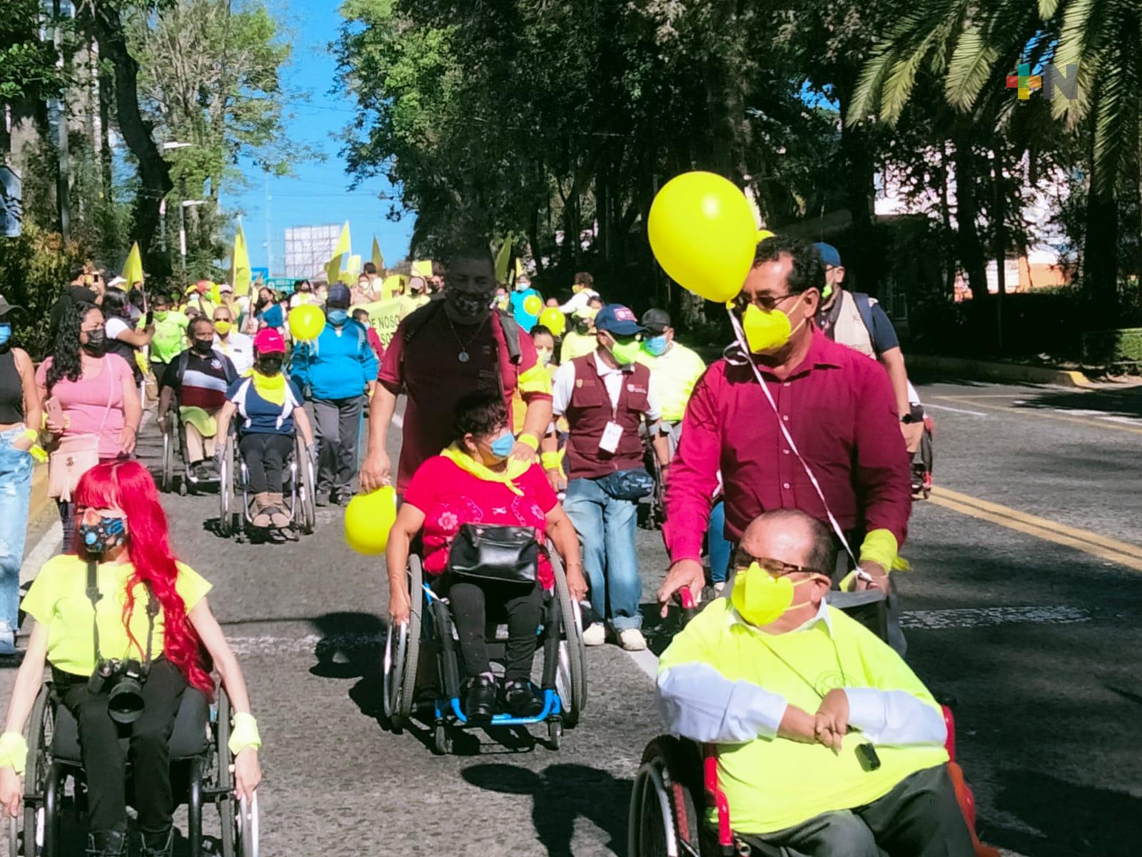 Personas con discapacidades participaron en caminata para hacer visibles sus necesidades