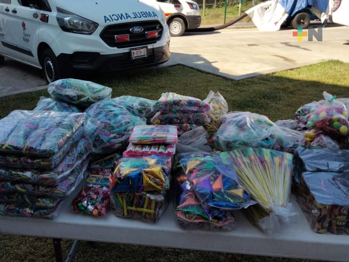 Prohíben uso de pirotecnia durante celebración de la Santa Cruz en Xalapa