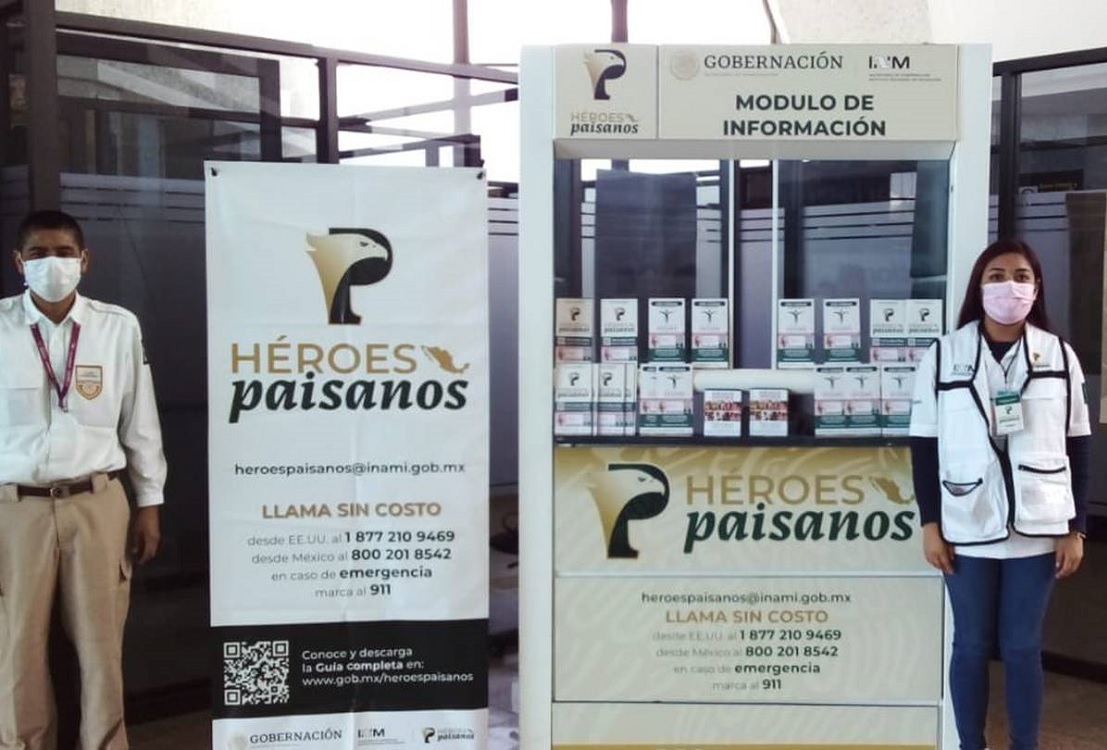 Arrancó Operativo Invierno 2021 del Programa Héroes Paisanos del INM