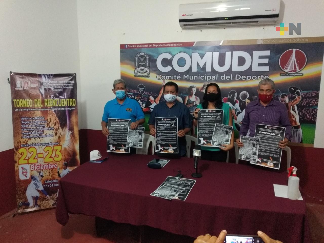 Celebrarán Torneo de Reencuentro de beisbol