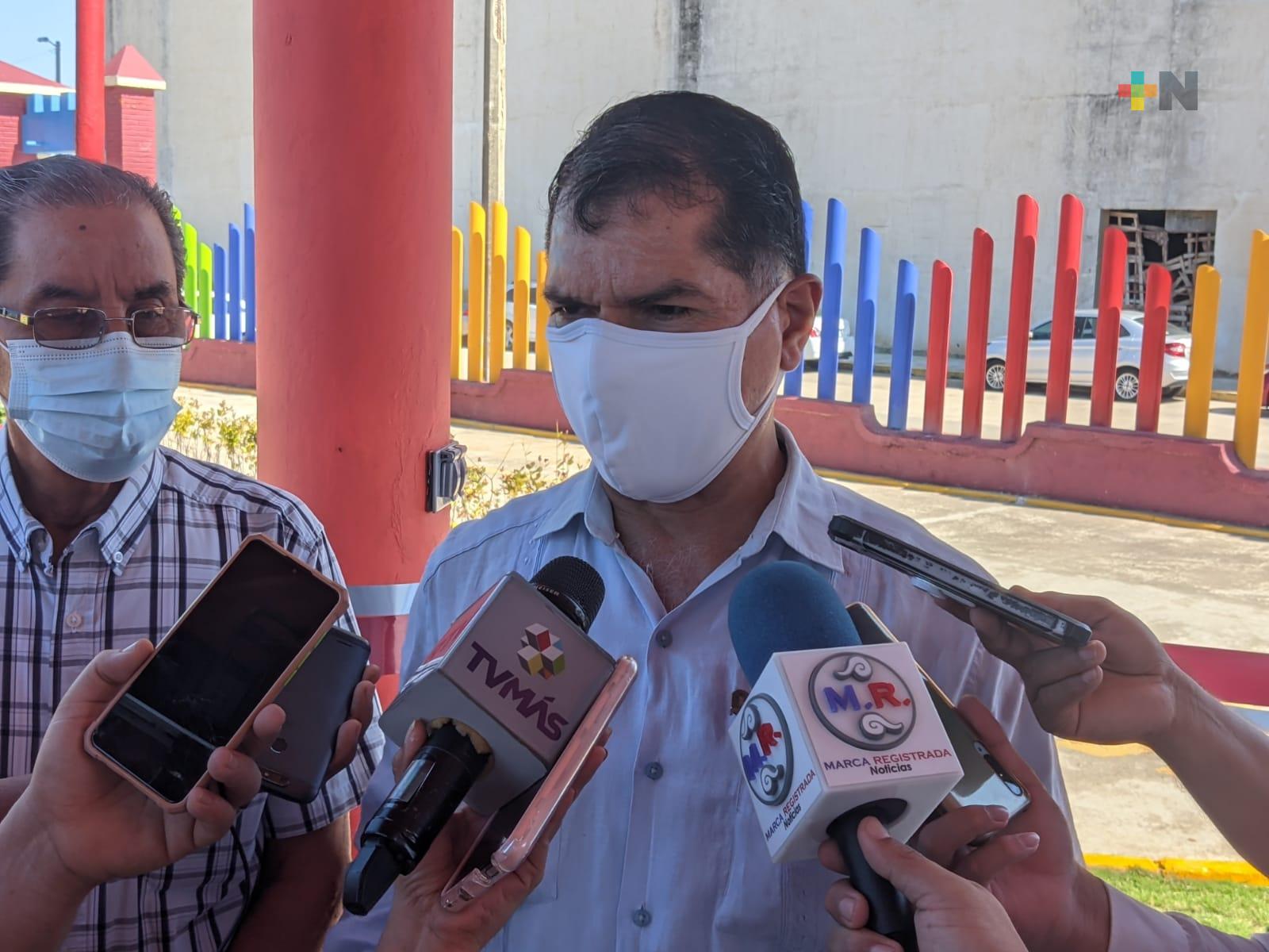 Víctor Manuel Carranza, satisfecho por trabajo realizado en Coatzacoalcos