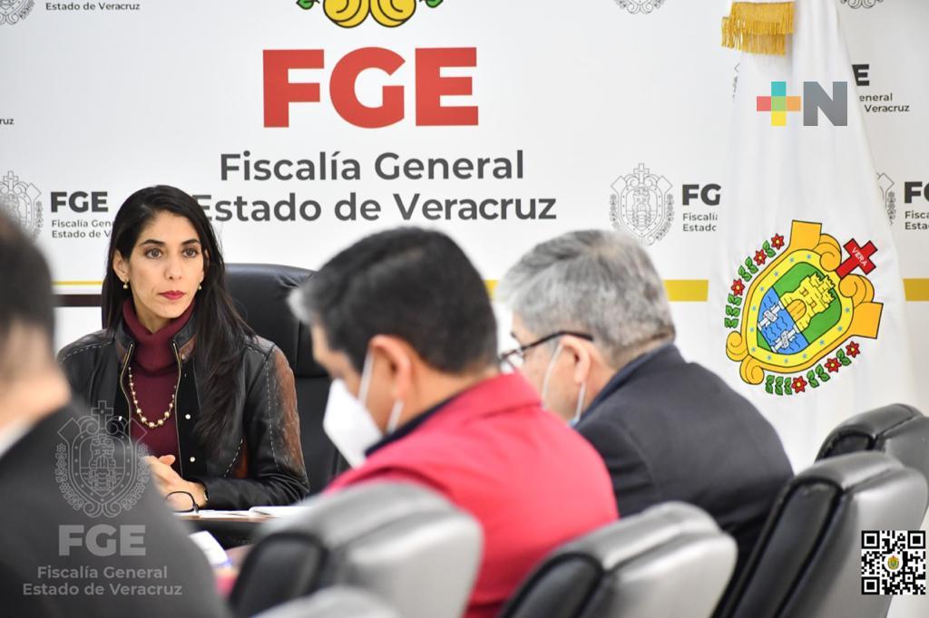 La titular de la FGE presidió la segunda sesión de la Comisión de Honor y Justicia