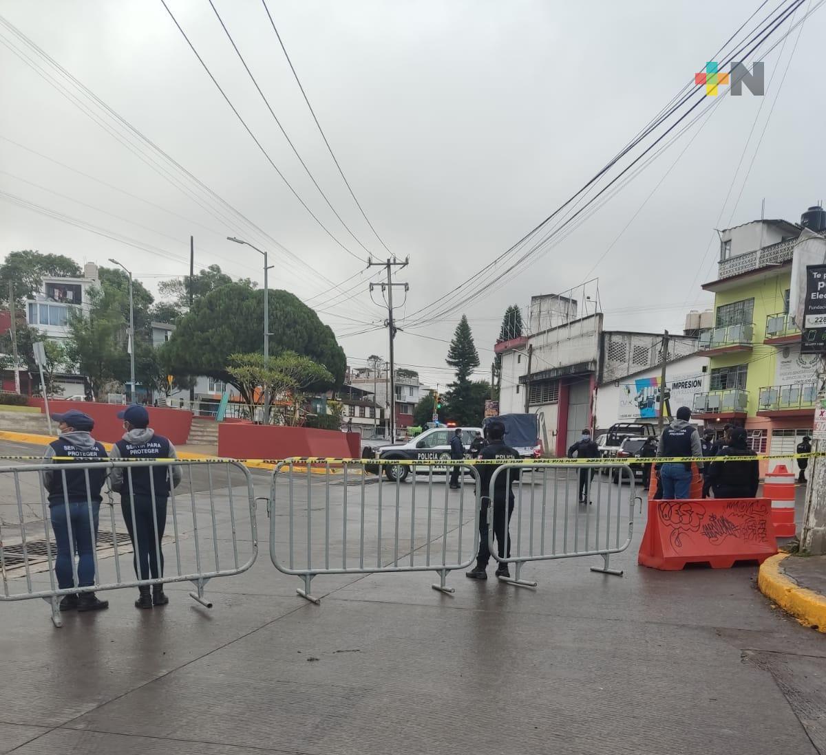 Por el IMAC, cierran circulación en Ruíz Cortines, por informe del Alcalde xalapeño