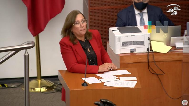 Comparece ante la Comisión de Energía del Senado, la secretaria Rocío Nahle