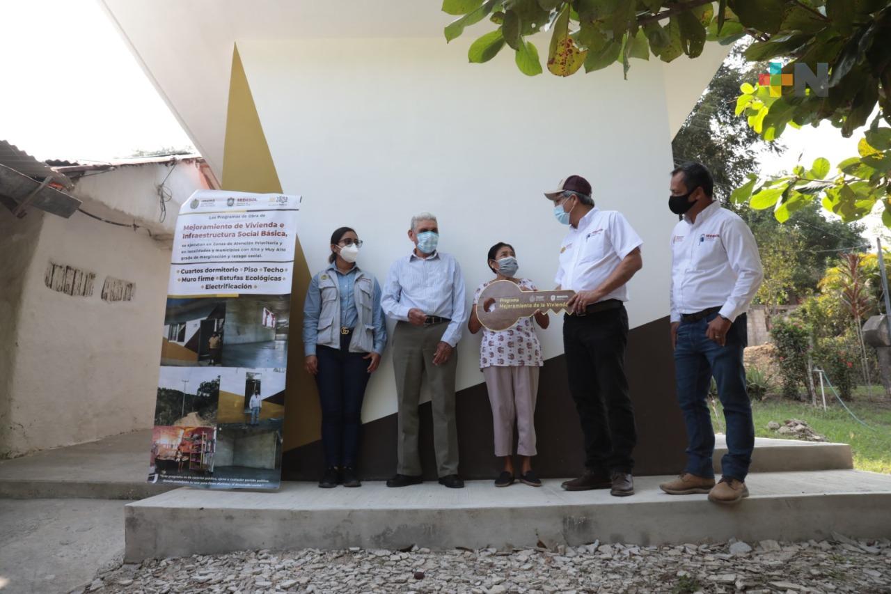 Dignifica SEDESOL condiciones de vida en la Huasteca Alta