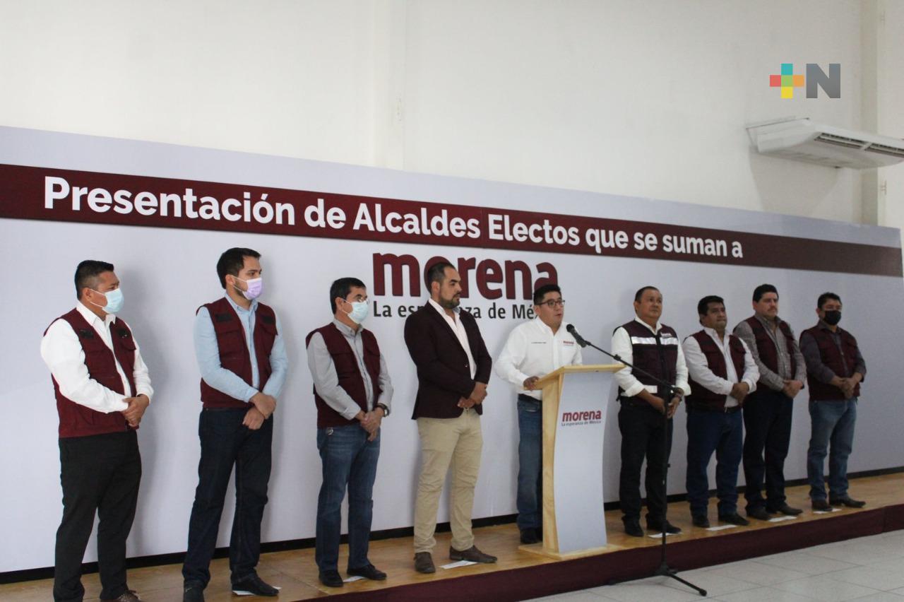Se suman a la Cuarta Transformación alcaldes electos del norte de Veracruz
